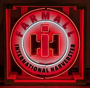 Custom International Harvester Neon Sign
