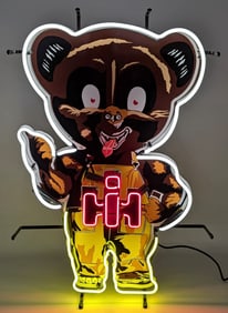 Custom IH Bear Cub Neon Sign