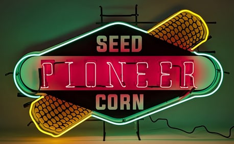 Custom Pioneer Seed Corn Neon Sign