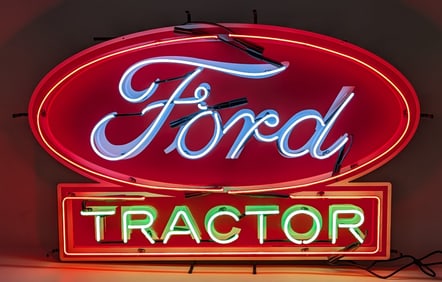 Custom Ford Tractor Neon Sign