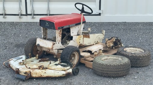 1969 John Deere 110 Orange Patio Garden Tractor