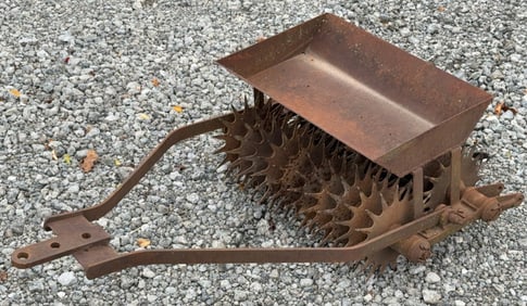 Vintage Pull Type Lawn Aerator