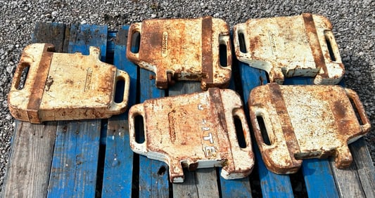 5 Oliver/White Suitcase Weights