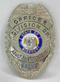 Obsolete State Of Missouri Department Of Corrections Human Services Officer Shield Badge