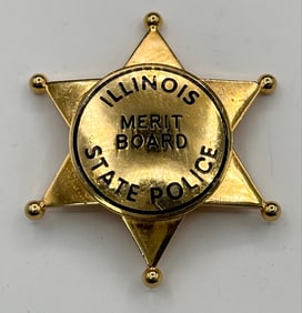 Obsolete Illinois State Police Merit Board Star Badge