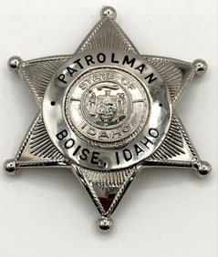 Obsolete Boise Idaho Patrolman Star Badge