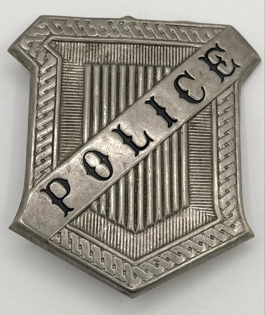 Obsolete Early Police Shield Badge (1 of 2)