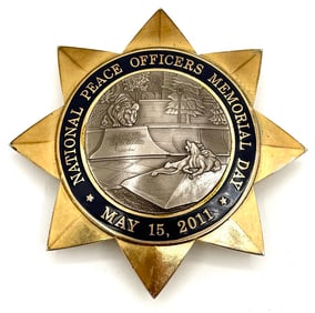 Obsolete 2011 National Peace Officers Memorial Day Star Badge