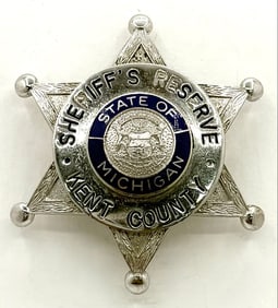Obsolete Kent County Michigan Sheriff's Reserve Star Badge