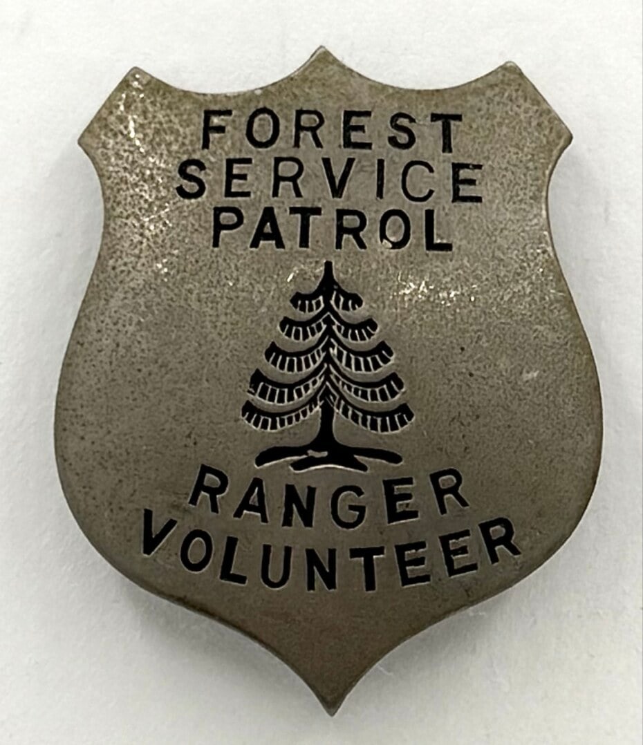 Obsolete Meyer & Wenthe Forest Service Patrol Ranger Volunteer Shield Badge (1 of 2)