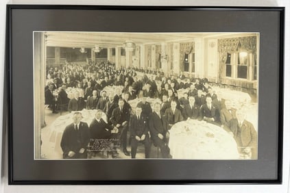 1924 The Department Of Police City Of Chicago Police Lieutenant's Social & Welfare Assoc. Photograph