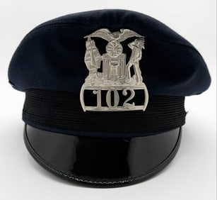 Obsolete Chicago Police Department Cap & Badge
