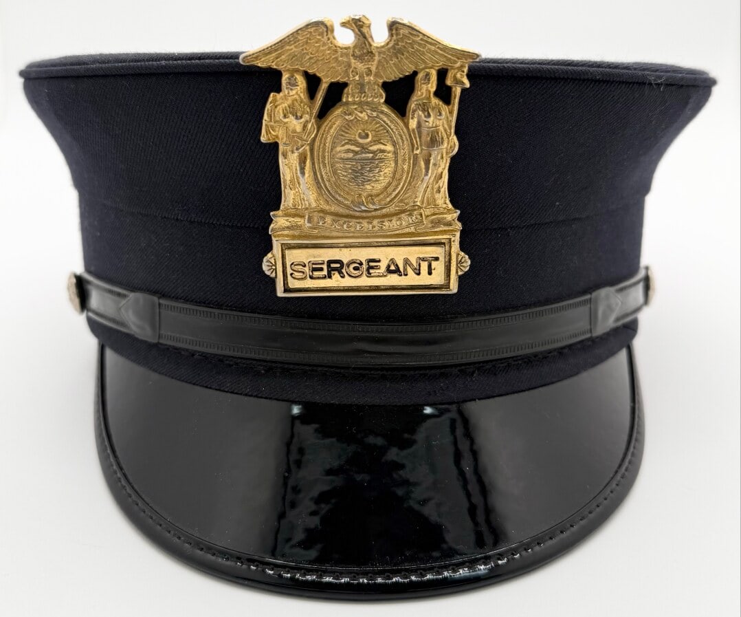 Obsolete Chicago Police Department Sergeant Crown Cap & Badge (1 of 5)