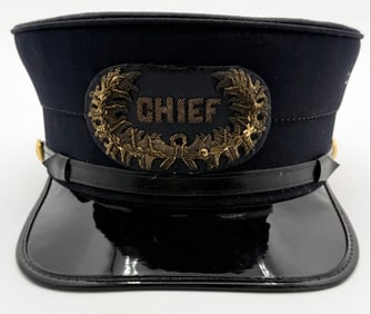 Obsolete Chicago Police Department Chief Cap & Insignia
