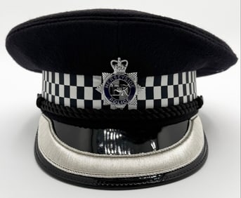 Merseyside England Police Visor Cap & Hat Badge