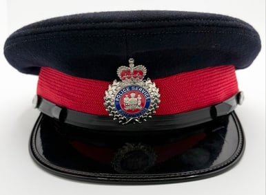 Edmonton Canada Police Service Cap & Hat Badge