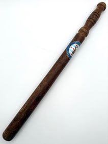 Vintage Wood Chicago Police Baton / Billy Club