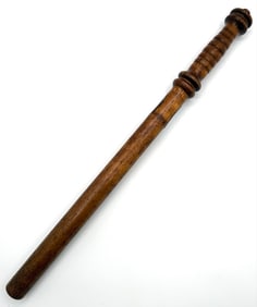 Vintage Wood Chicago Police Baton / Billy Club