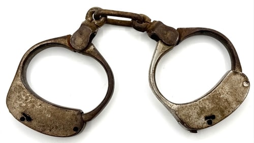 Vintage Bean Patrolman Handcuffs