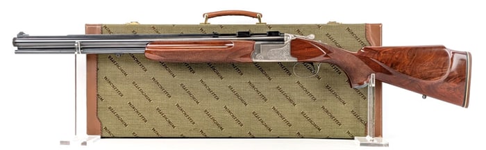 Winchester Super Grade XTR .12 Ga / .222 Rem O/U Combination Gun w/ Case