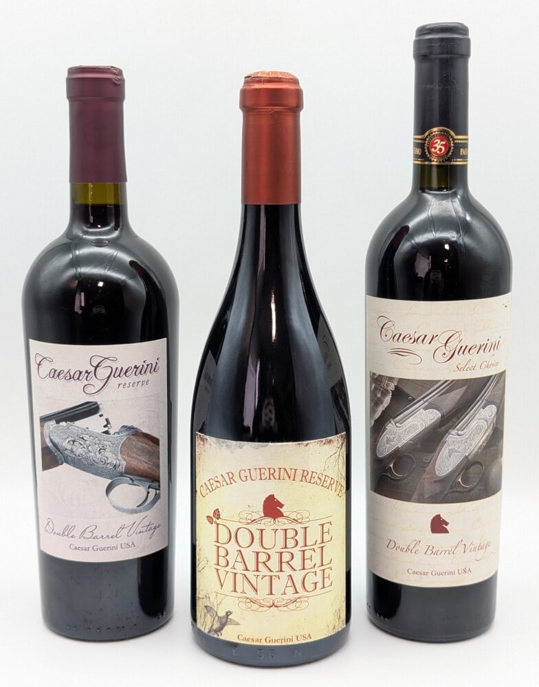 (3) Caesar Guerini Double Barrel Vintage Red Wines (1 of 5)