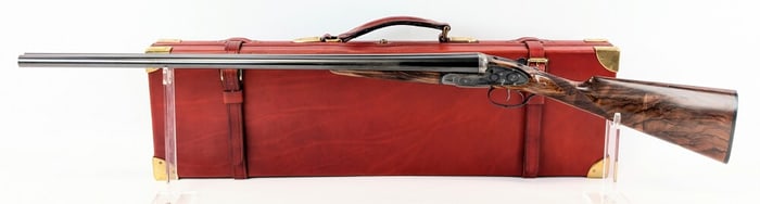 1891 James Purdey & Sons Best 12 Ga SxS Shotgun w/ Original Redone Case