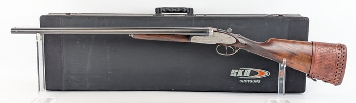 Zabala Eibar 20 Ga SxS Shotgun w/ Case