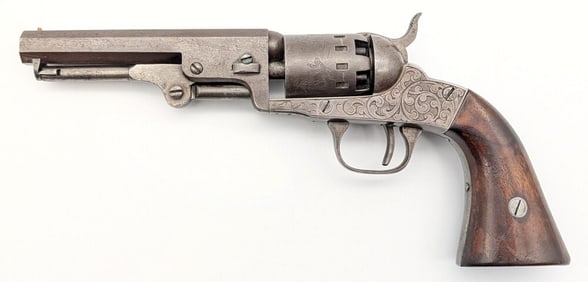 Factory Engraved Manhattan Firearms Co. Navy .31 Cal Percussion Revolver