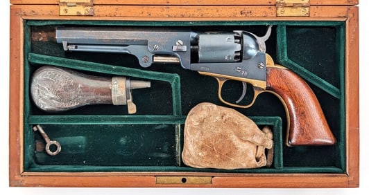 Colt Model 1849 Pocket .31 Cal Percussion Revolver w/ Case