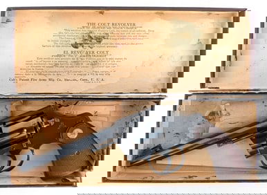 Colt Officers Model Target Heavy Barrel .32 Police Revolver w/ Box