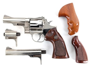 Early Dan Wesson Model 14 Pork Chop .357 Mag Three Barrel Set Revolver