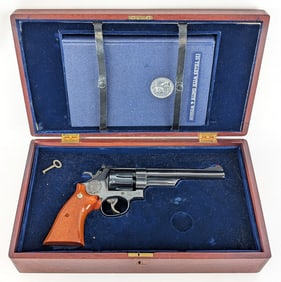 1977 Smith & Wesson Model 25-3 125th Anniversary .45 Colt Revolver w/ Display Case