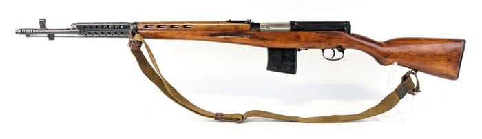 WWII 1942 Russian SVT-40 7.62 x 54r Semi Auto Rifle
