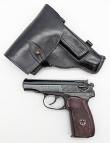 Russian IMEZ PM/IJ70-18A 9mm Makarov Semi Auto Pistol w/ Holster