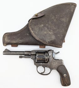 Pre WWII 1932 Russian Tula M1895 Nagant 7.62 x 38r Revolver w/ Holster