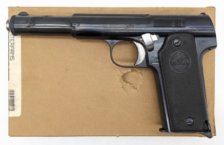 Astra 400 Model 1921 9mm Largo Semi Auto Pistol w/ Box