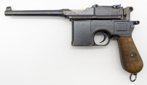 Mauser C96 Broomhandle 7.63 x 25mm Semi Auto Pistol