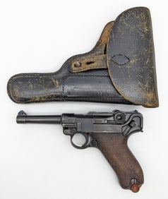 Commercial DWM Model 1923 7.65mm Luger Pistol w/ Holster