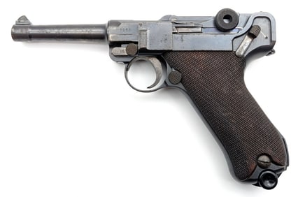 WWI 1915 DWM P.08 9mm Luger #'s Matching Semi Auto Pistol