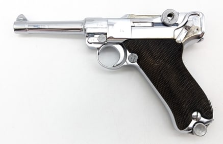 WWII German G Date S/42 Mauser P.08 9mm Luger #'s Matching Pistol