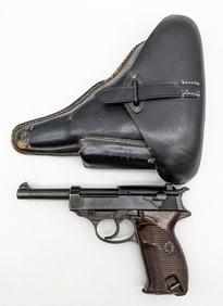 WWII German 1944 Walther P.38 9mm Pistol w/ Holster