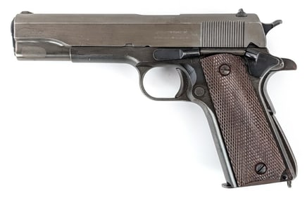 WWII U.S. Army Remington Rand M1911 A1 .45 ACP Semi Auto Pistol