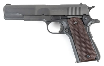 WWII U.S. Army Ithaca M1911 A1 .45 ACP Semi Auto Pistol