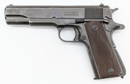 WWII Remington Rand M1911A1 US Army .45 ACP Semi Auto Pistol