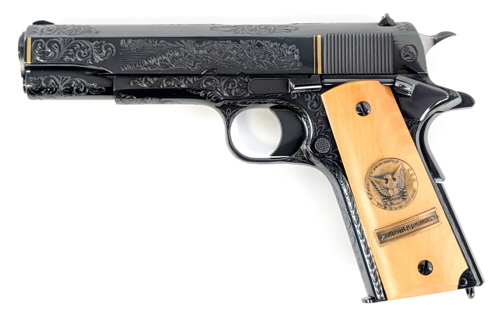 Colt 1911 WWI 2nd Battle of the Marne Custom Deluxe .45 ACP Semi Auto Pistol (1 of 16)