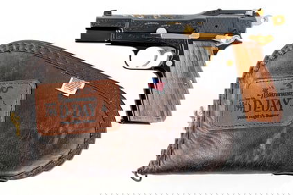 Browning High Power D-Day Commemorative 9mm Semi Auto Pistol w/ Case