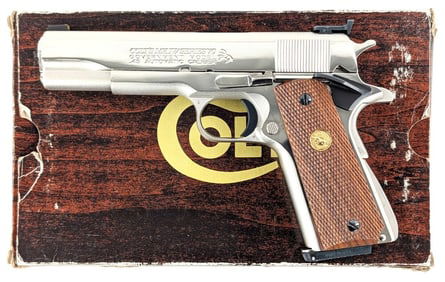 Colt MK IV Series 70 Government 1911 .45 ACP Semi Auto Pistol w/ Case