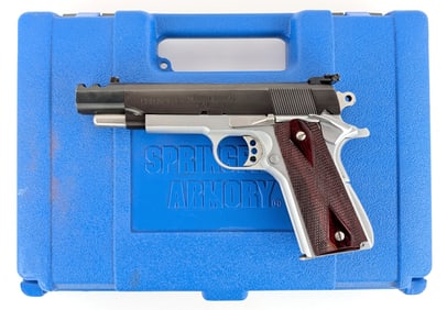 Springfield Armory 1911-A1 Defender .45 ACP Semi Auto Pistol w/ Case