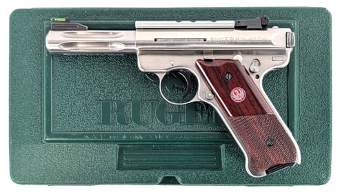 Ruger Mark III Target Hunter .22 LR Semi Auto Pistol w/ Case