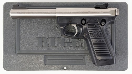Ruger 22/45 Target .22 LR Semi Auto Pistol w/ Case